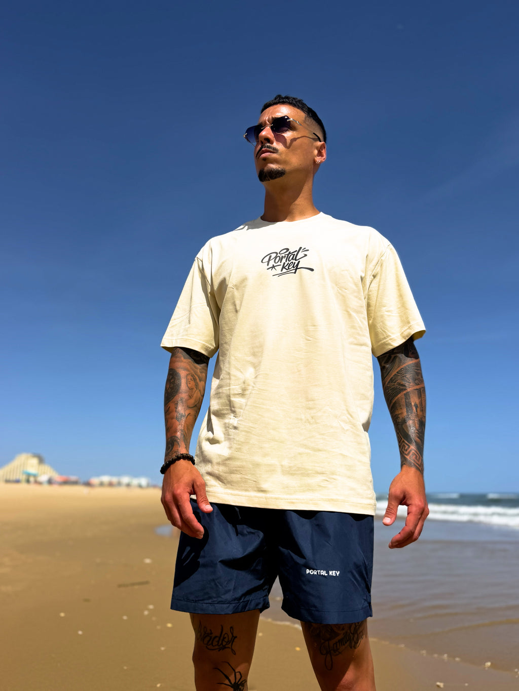 T-SHIRT OVERSIZED VA X HYPART - BEJE