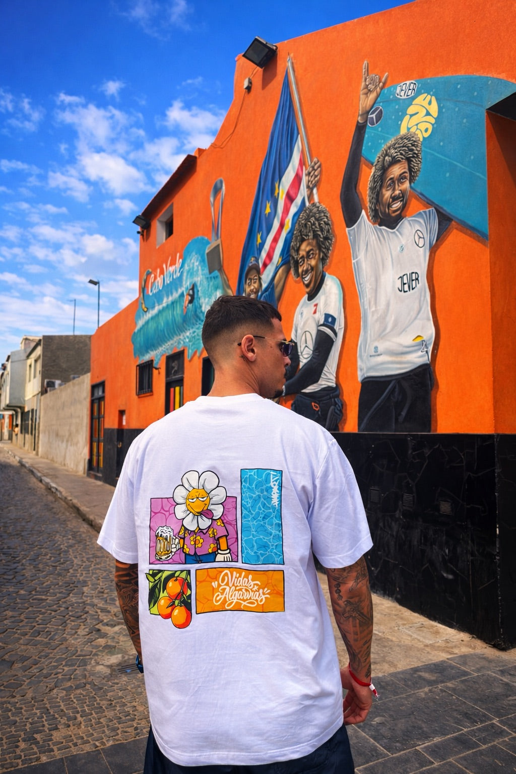 T-SHIRT OVERSIZED VA X HYPART - BRANCO