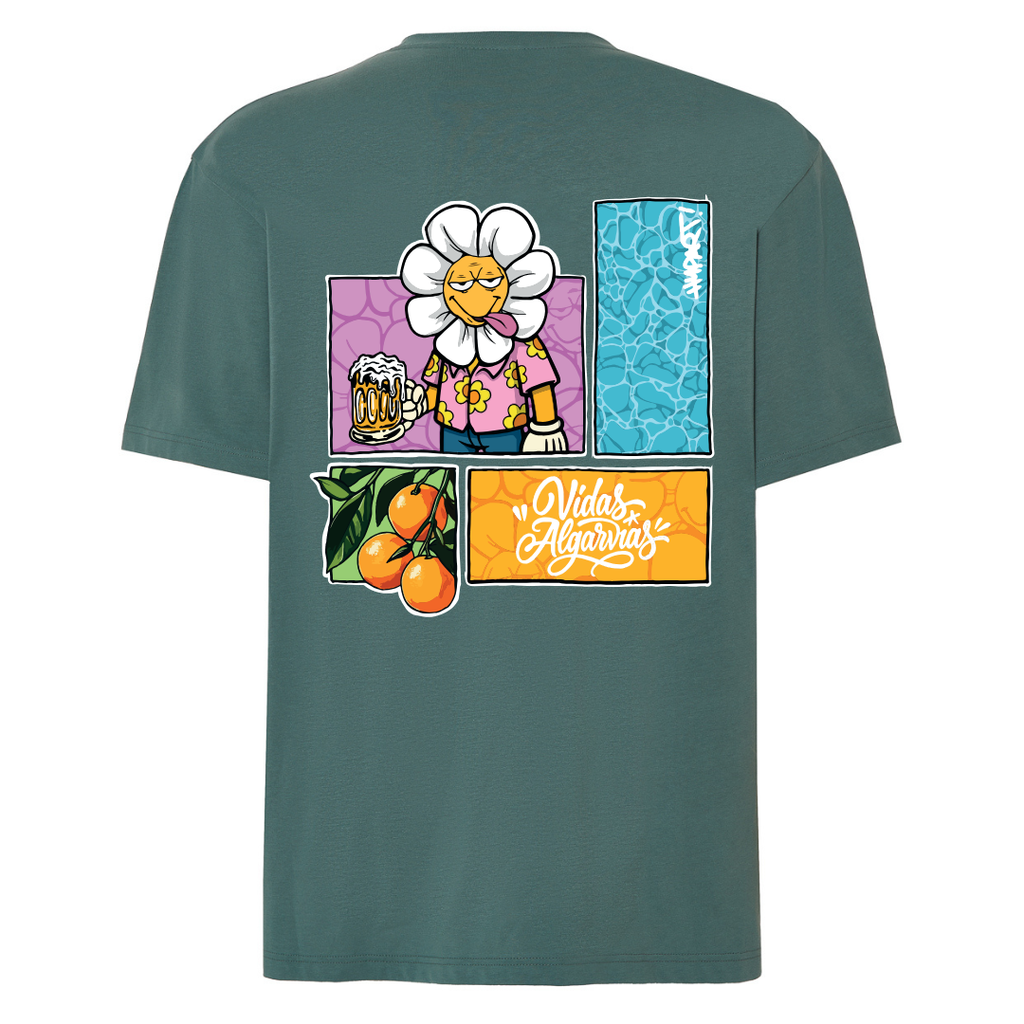 T-SHIRT OVERSIZED VA X HYPART - VERDE