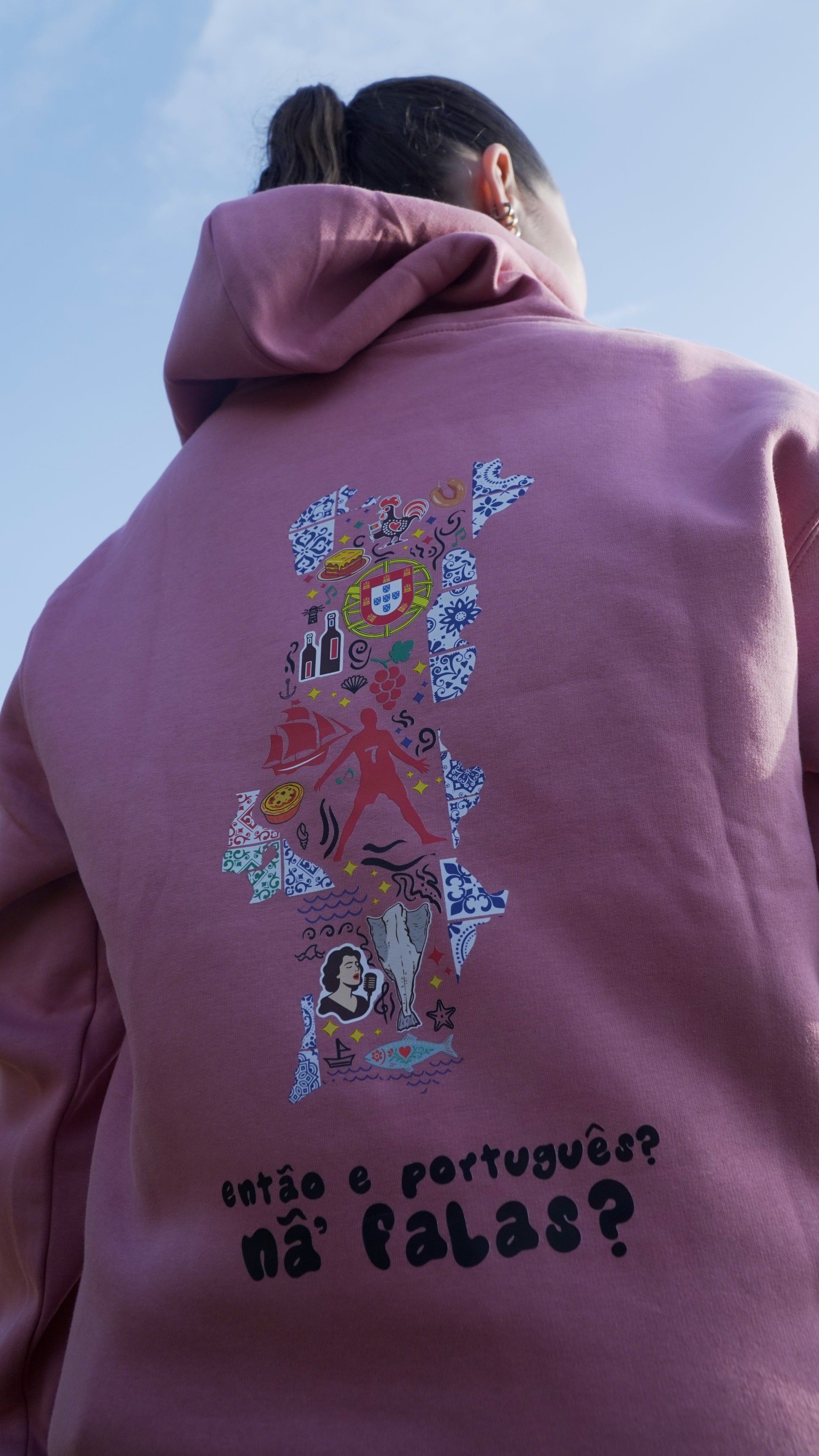 HOODIE TUGA 1.0 - ROSA