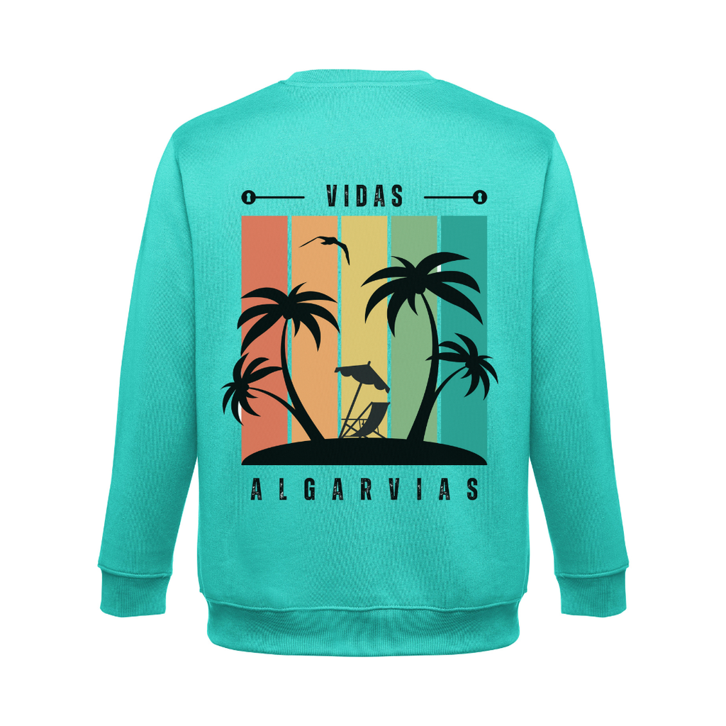 SWEAT VIDAS ALGARVIAS 2.0 - VERDE ÁGUA