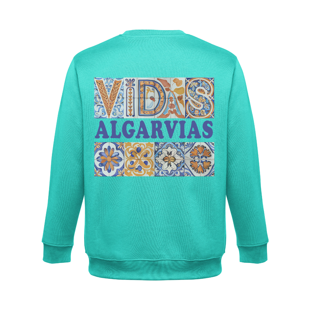 SWEAT VIDAS ALGARVIAS 3.0 - VERDE ÁGUA