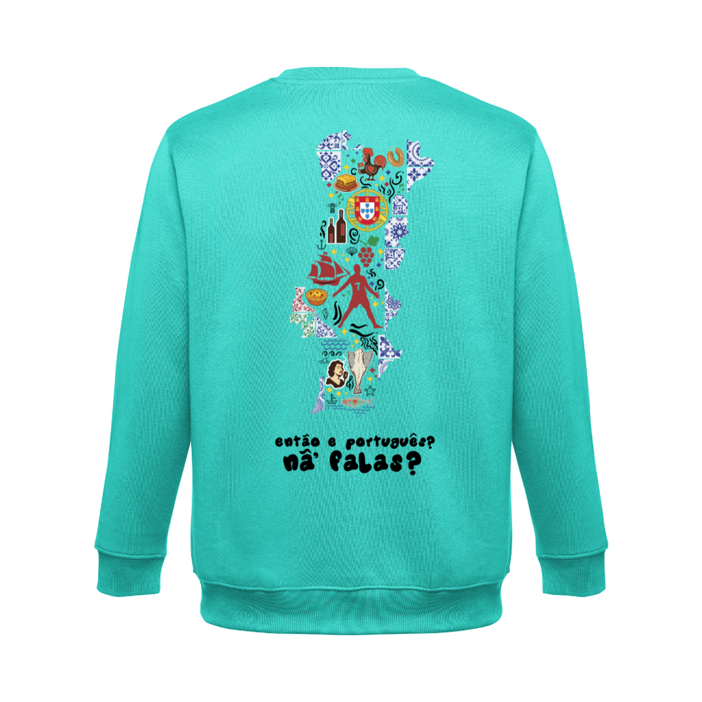 SWEAT TUGA 1.0 - VERDE ÁGUA