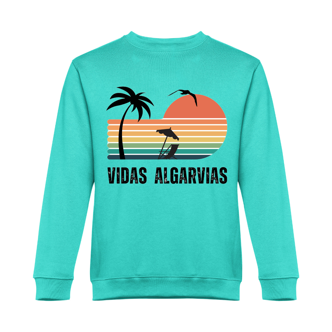 SWEAT VIDAS ALGARVIAS 1.0 - VERDE ÁGUA
