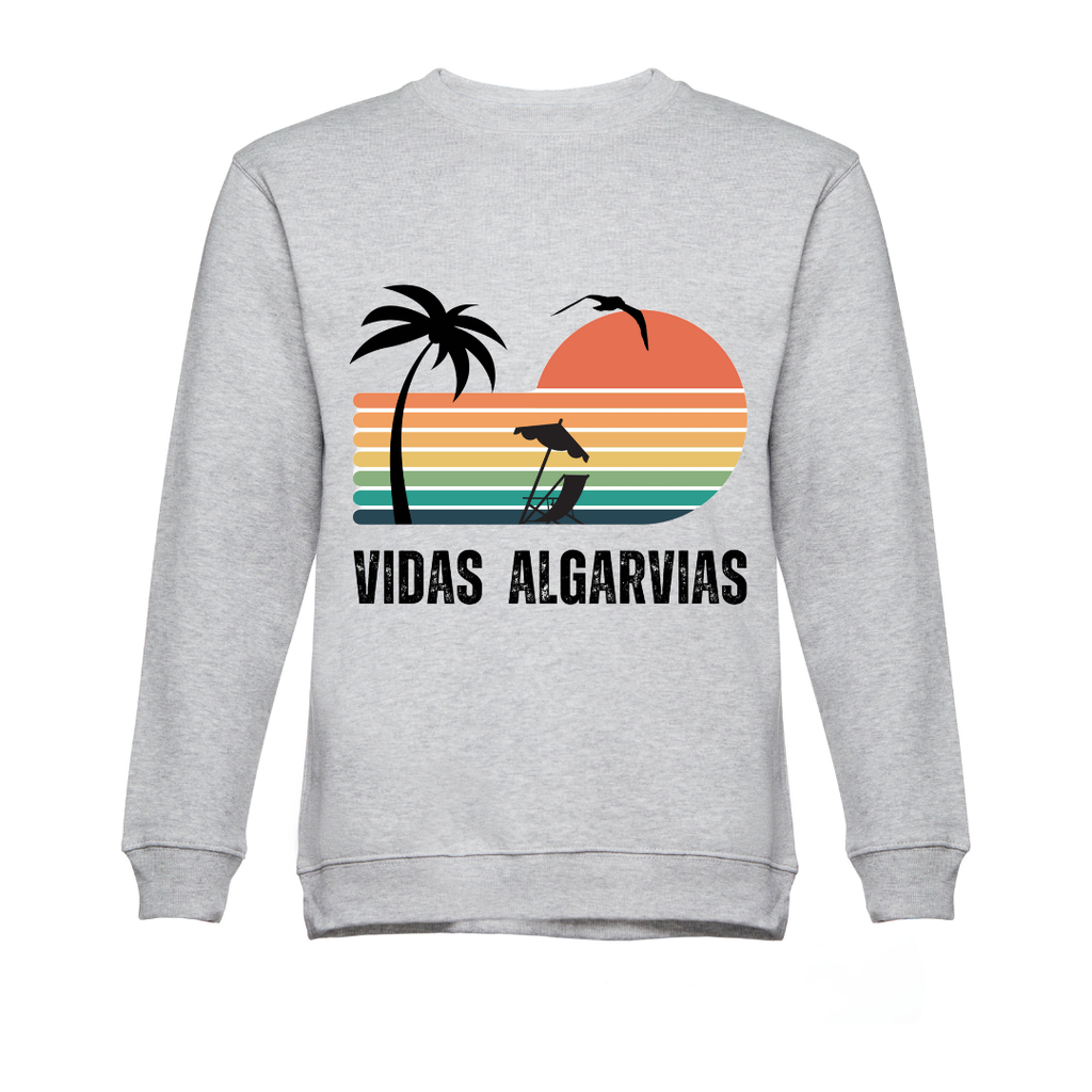 SWEAT VIDAS ALGARVIAS 1.0 - CINZA MATIZADO